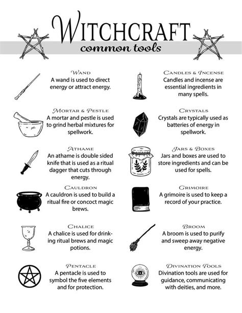 Do practical witches have certain tools or practices